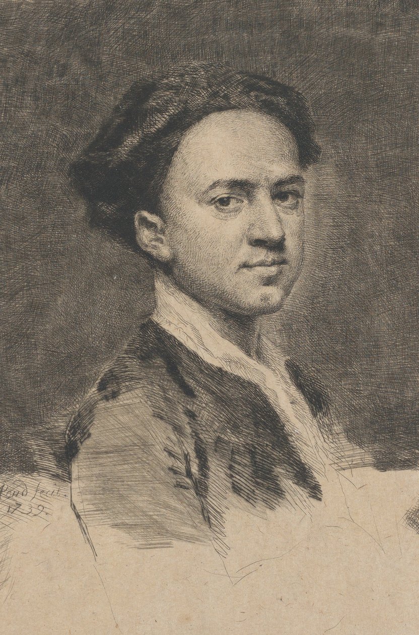 Autoportrait, 1739 - Arthur Pond