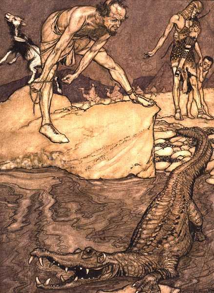 Crocodile - Arthur Rackham