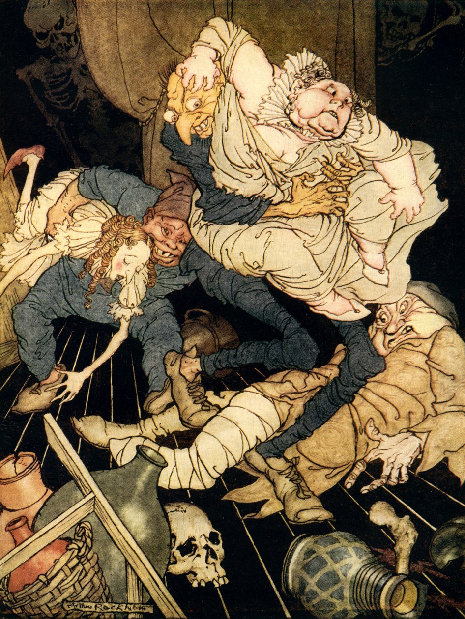 Le Roi Peste par Edgar Allan Poe - Arthur Rackham
