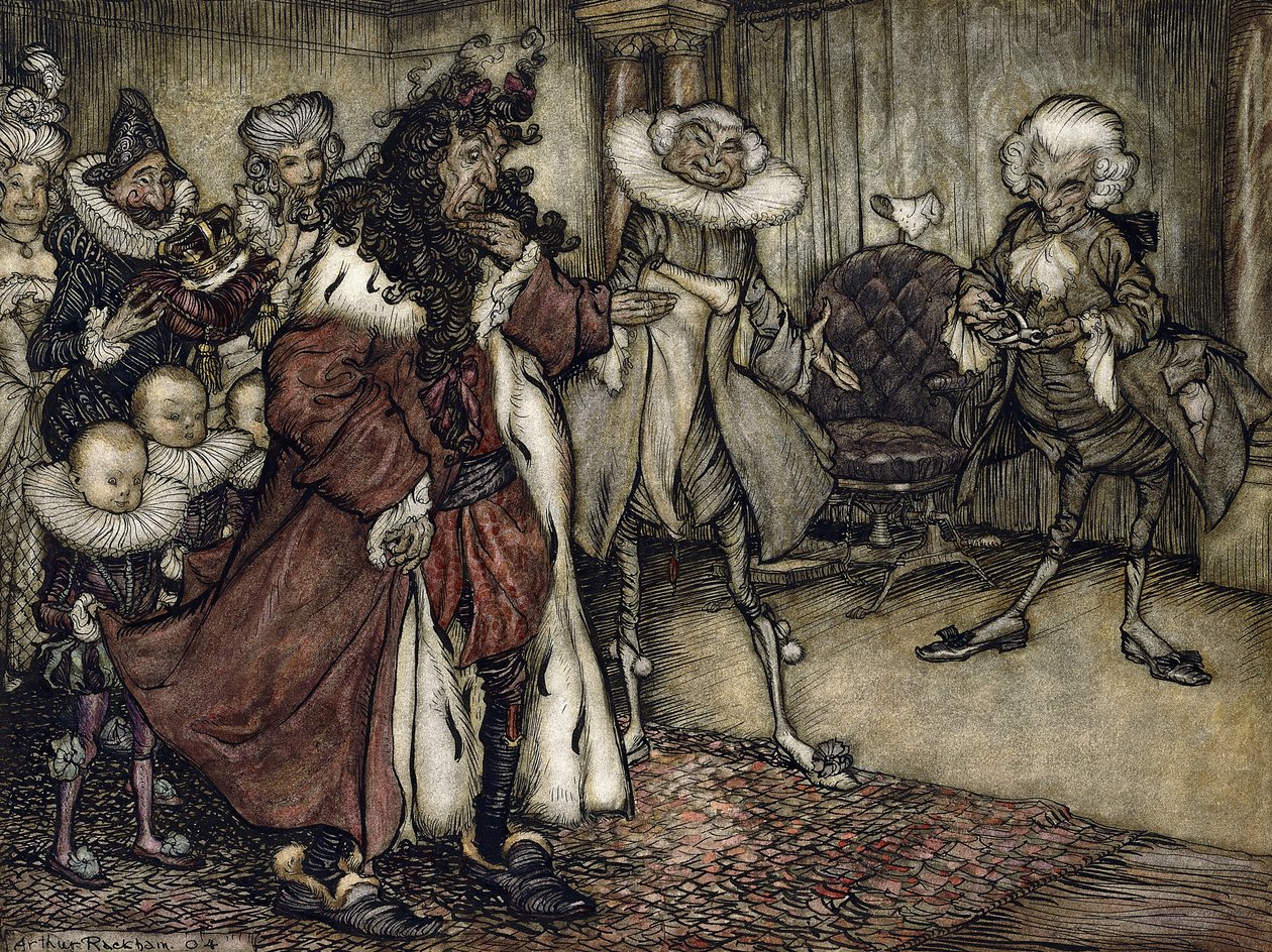 Préparer le roi - Arthur Rackham