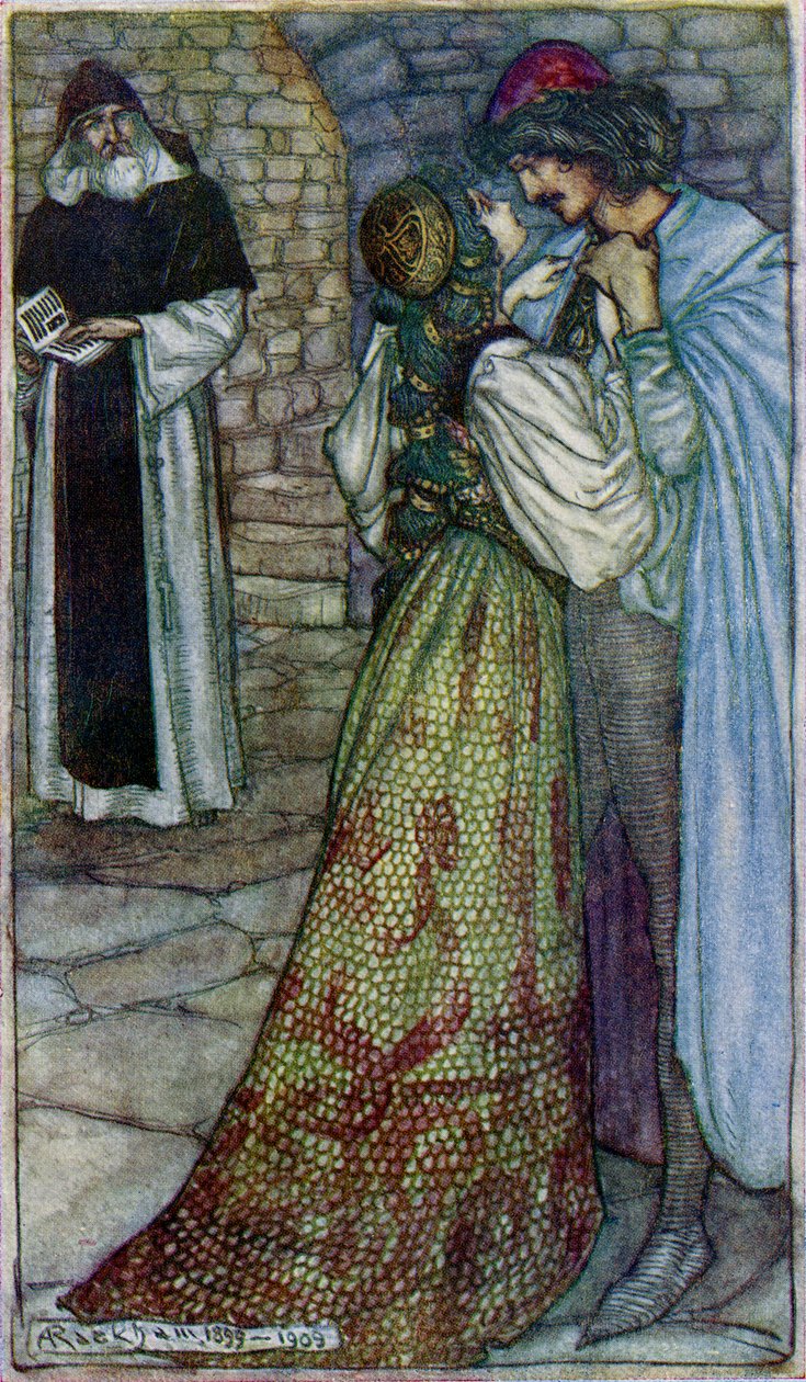 Roméo et Juliette - Arthur Rackham