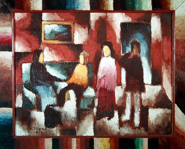 Intérieur, 1918 - Arthur Segal