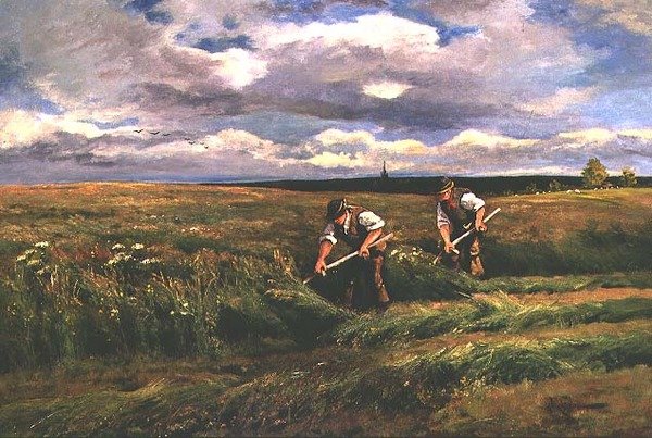 La récolte de foin - Arthur Walker Redgate
