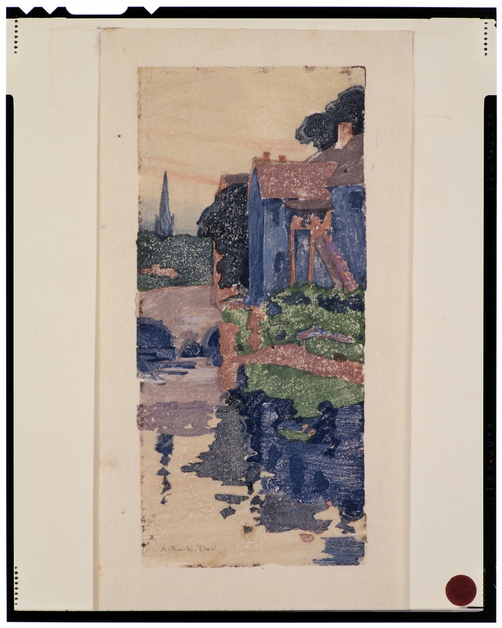 La Maison Bleue - Arthur Wesley Dow