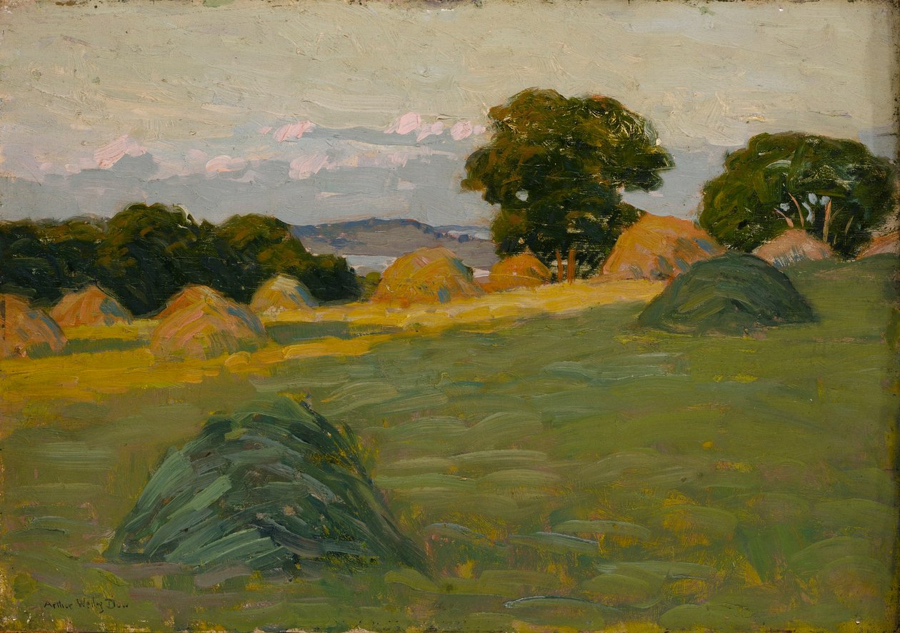 Le champ de la colline - Arthur Wesley Dow