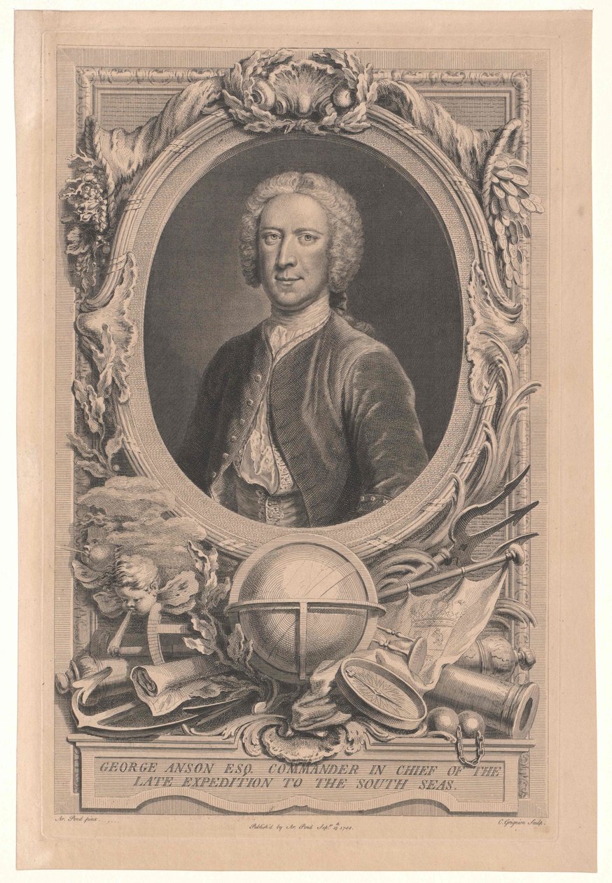 1er Baron Anson Anson - Artist Unknown