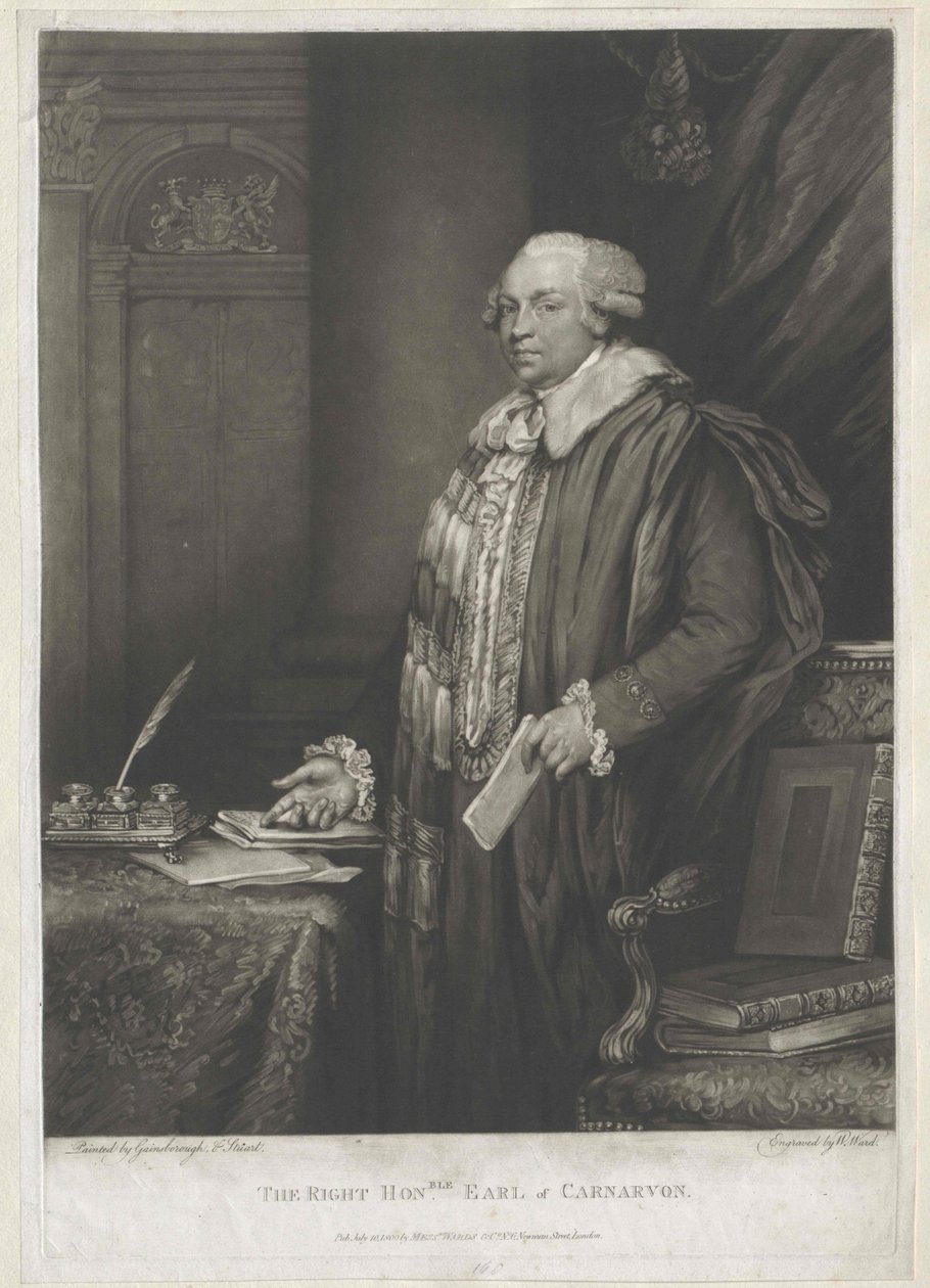 1er comte de Carnavon Herbert - Artist Unknown