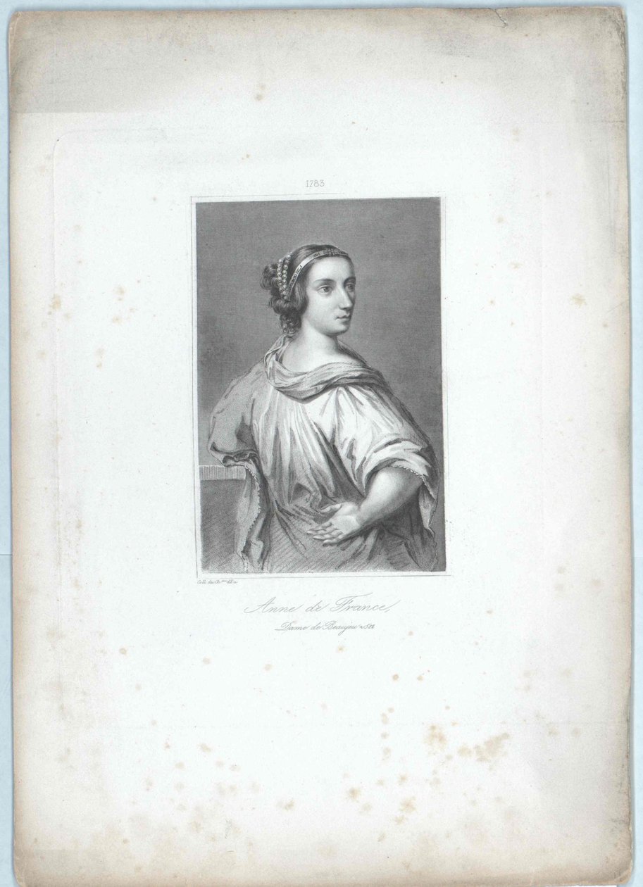 Anna de Bretagne, - Artist Unknown