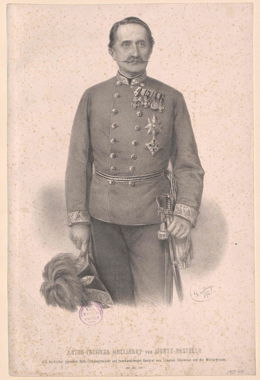 Anton baron Mollinary de Monte Pastello - Artist Unknown