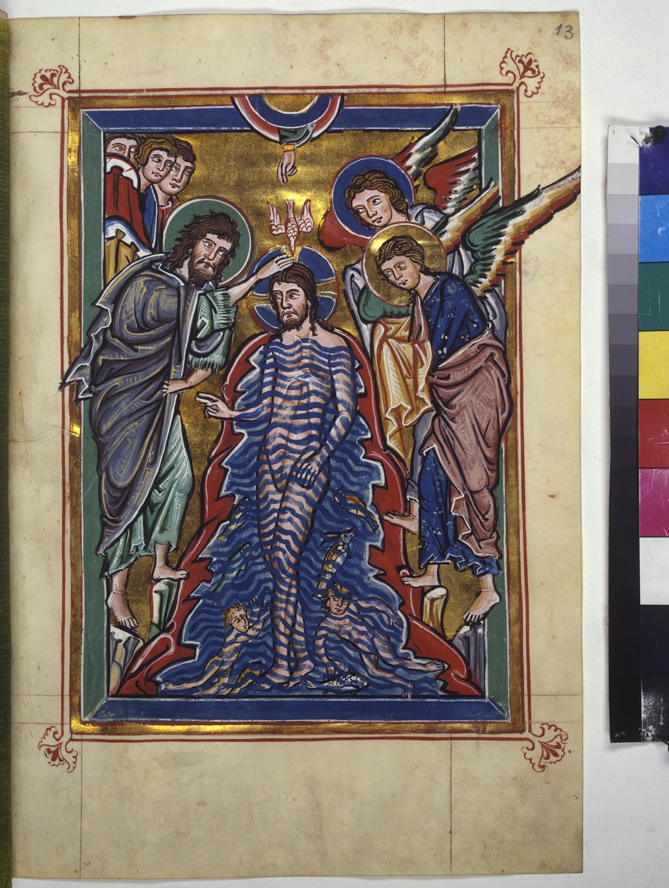 Baptism Christi, - Artist Unknown