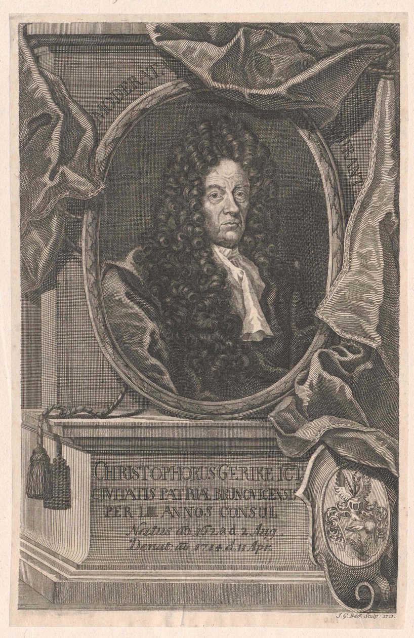 Christoph Gericke (print) - Artist Unknown