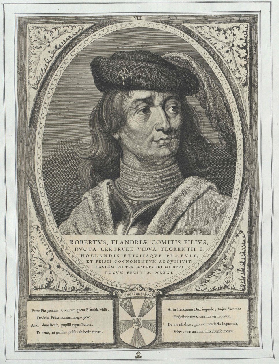 Comte de Flandre Robert Ier le Frison - Artist Unknown