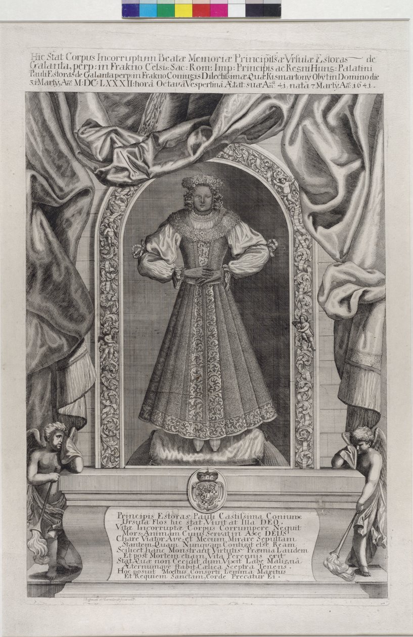 Image morte de la comtesse Ursula Esterh007a0079-Gal006e0074ha - Artist Unknown