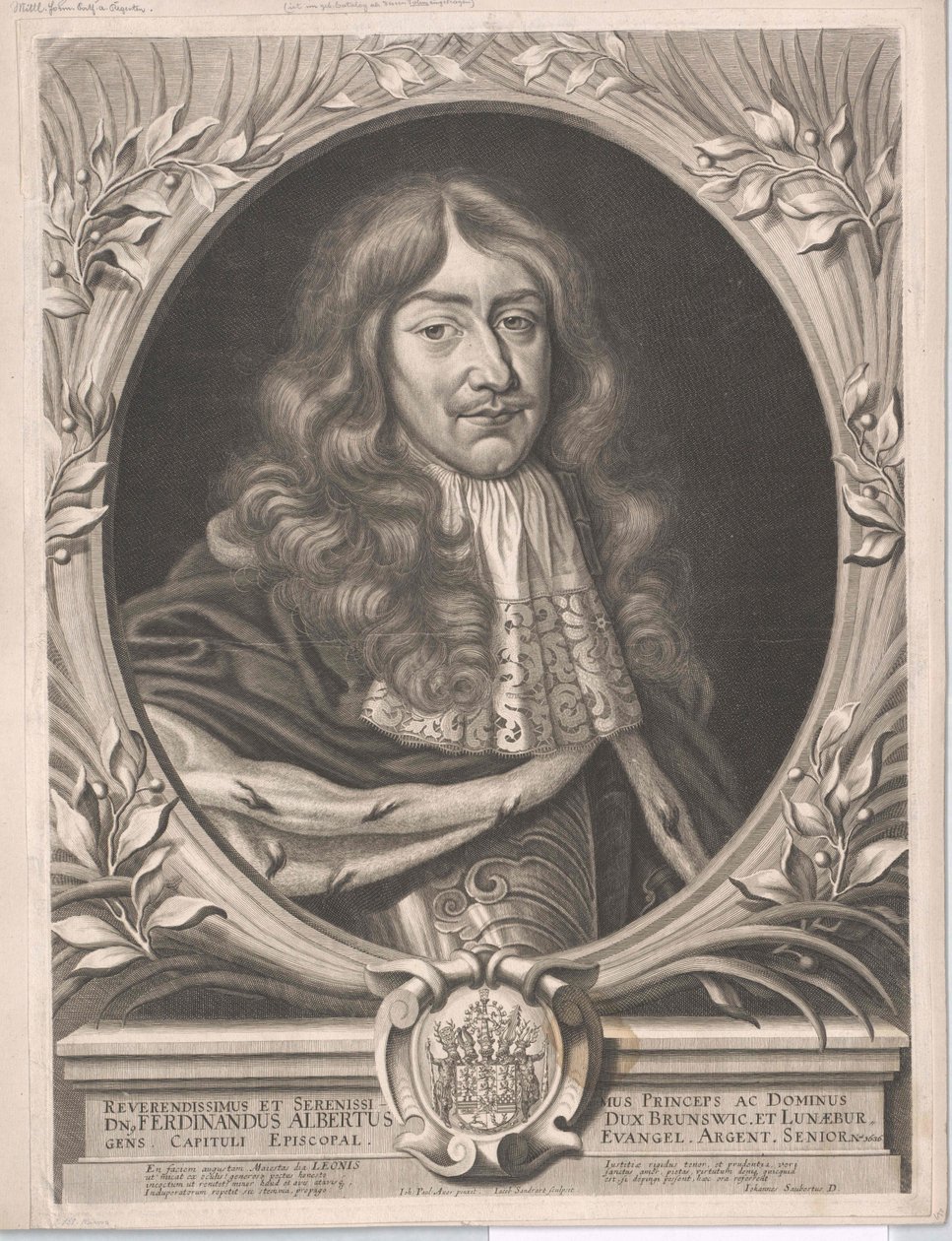 Duc de Brunswick-Wolfenbüttel Ferdinand Albert II - Artist Unknown