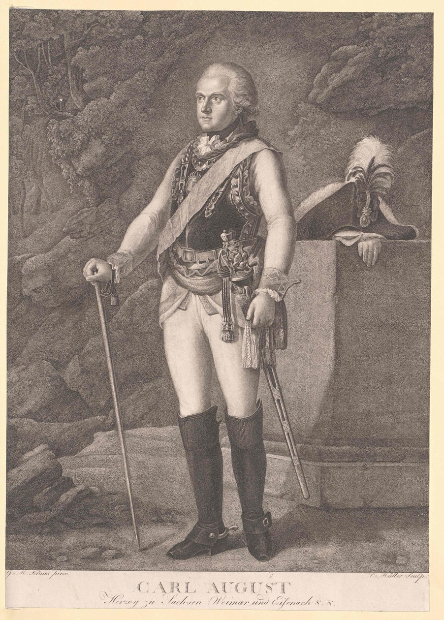 Duc de Saxe-Weimar Eisenach Karl August - Artist Unknown