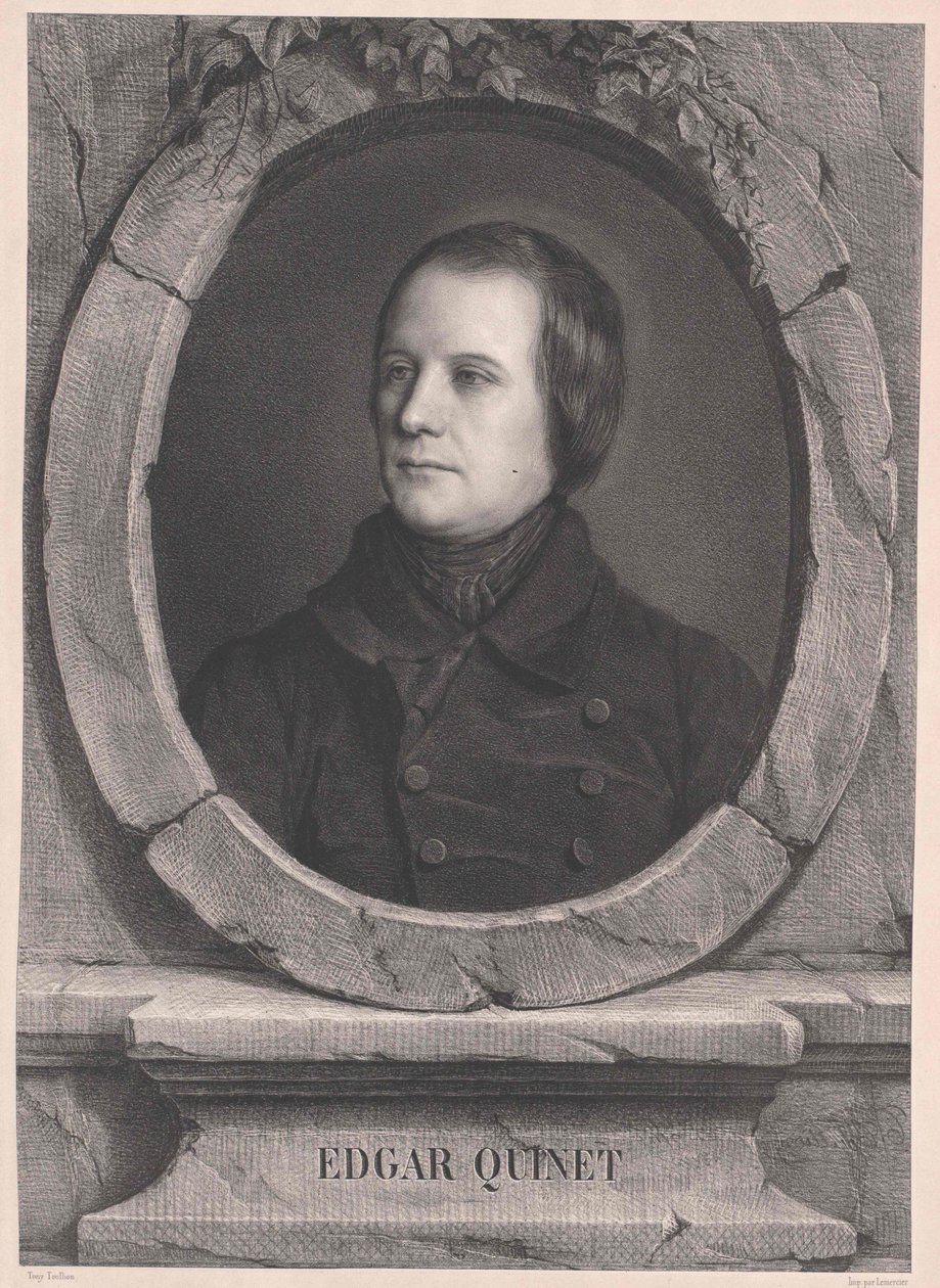 Edgar Quinet (impression) - Artist Unknown