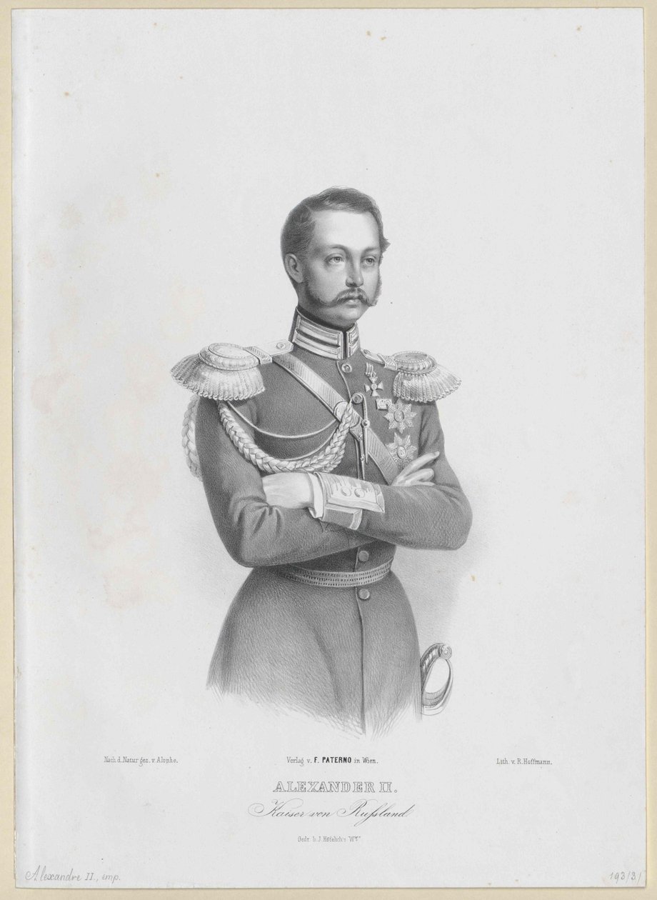 Empereur de Russie Alexandre II - Artist Unknown