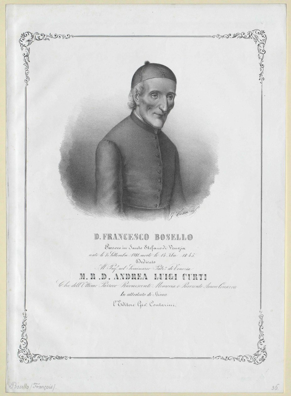 Francesco Bosello (impression) - Artist Unknown