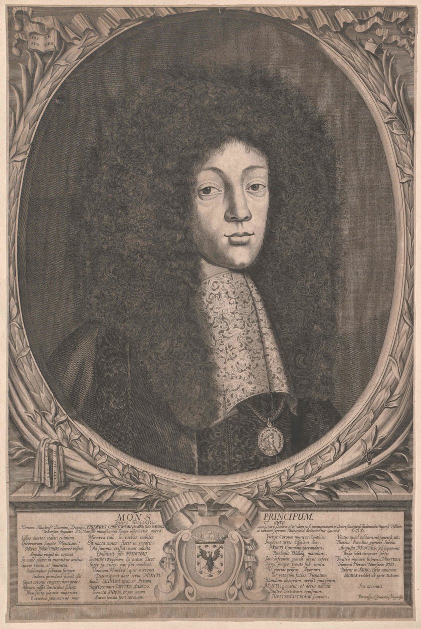 Friedrich Christoph comte de Fürstenberg (gravure) - Artist Unknown