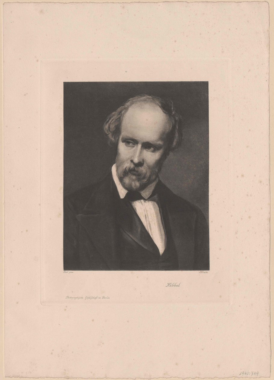 Friedrich Hebbel - Artist Unknown