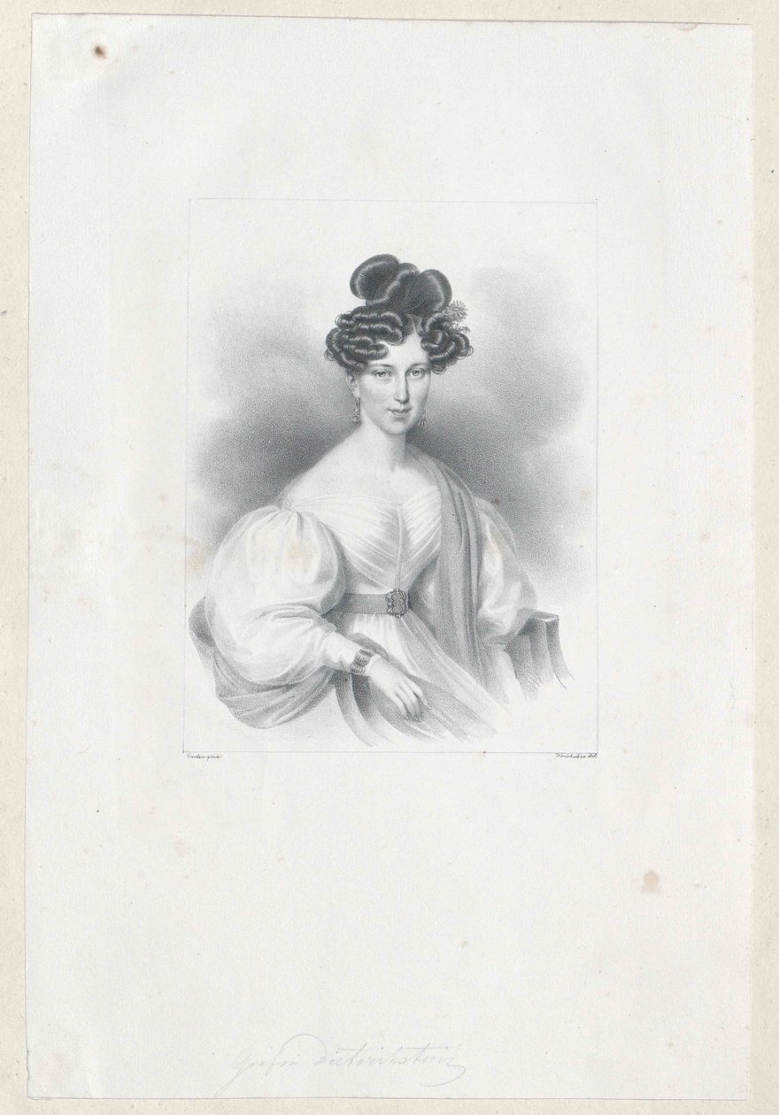 Gabriele comtesse Wratislaw von Mitrowitz - Artist Unknown