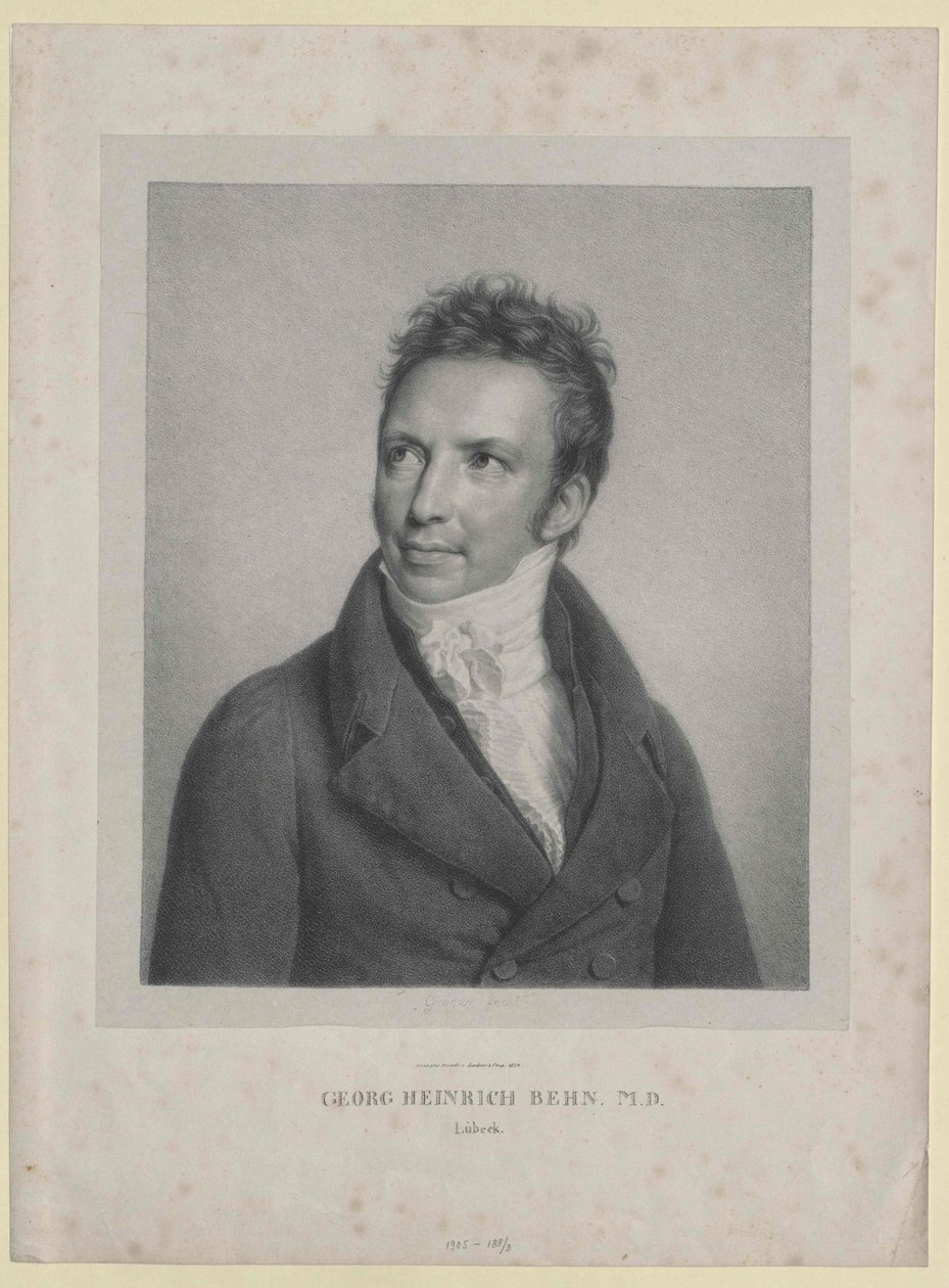 Georg Heinrich Behn (imprimé) - Artist Unknown