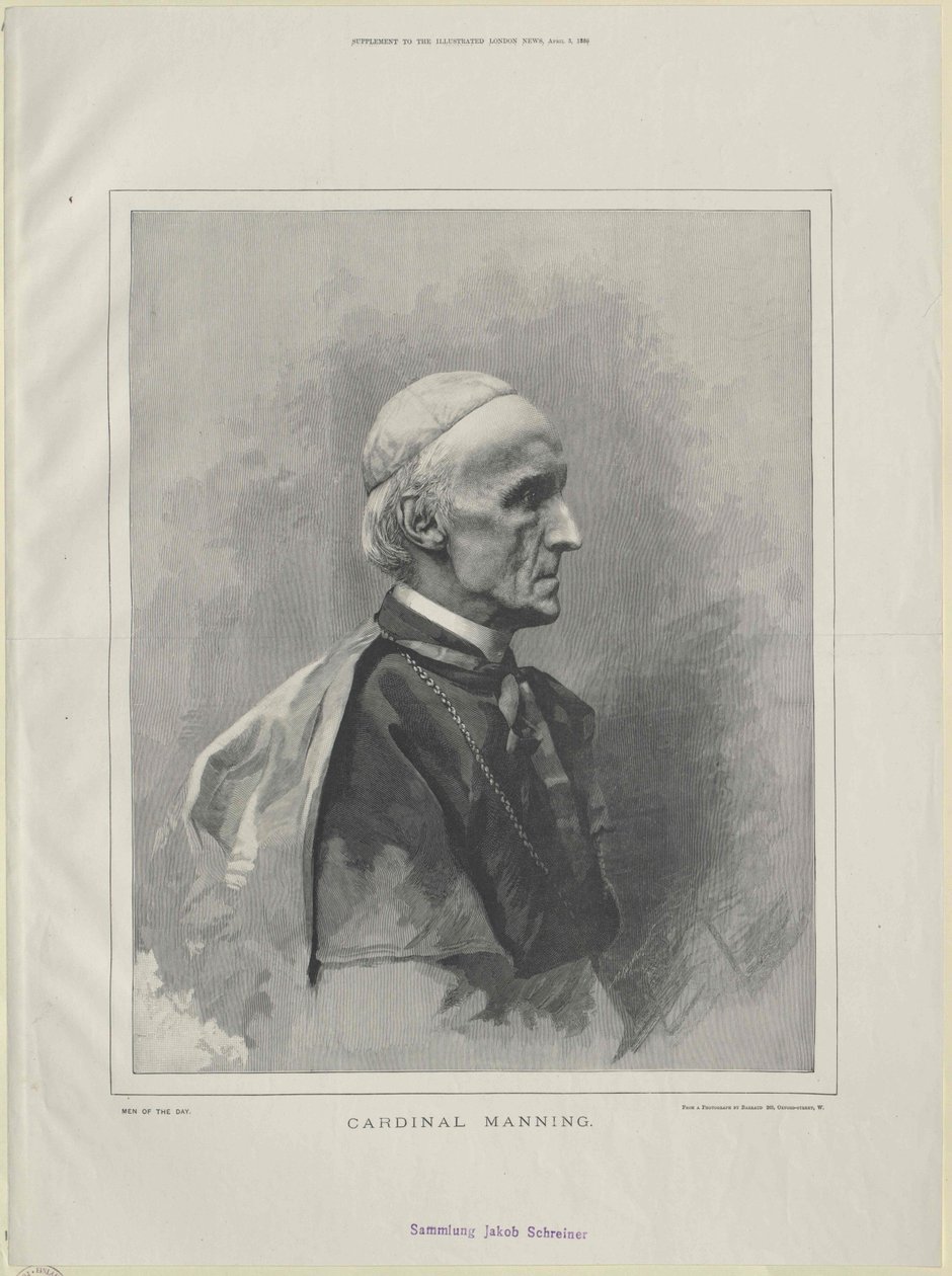 Henry Edward Manning - Artist Unknown