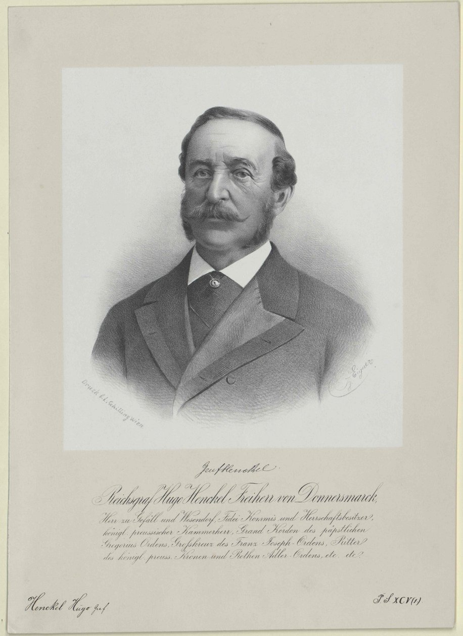 Hugo comte Henckel-Donnersmarck - Artist Unknown
