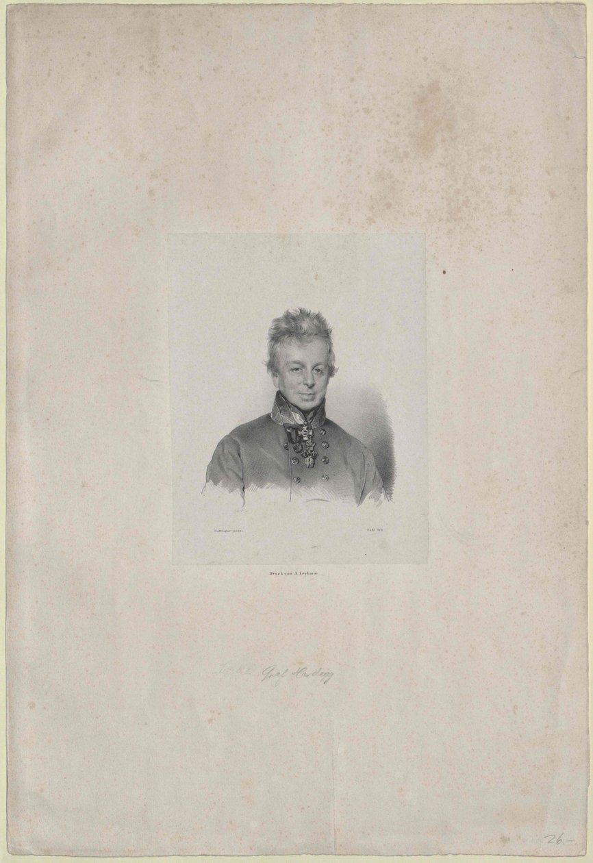 Ignaz comte Hardegg-Glatz - Artist Unknown
