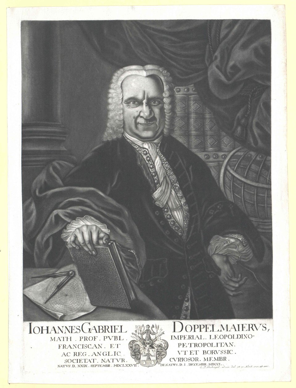 Johann Gabriel Doppelmayr - Artist Unknown