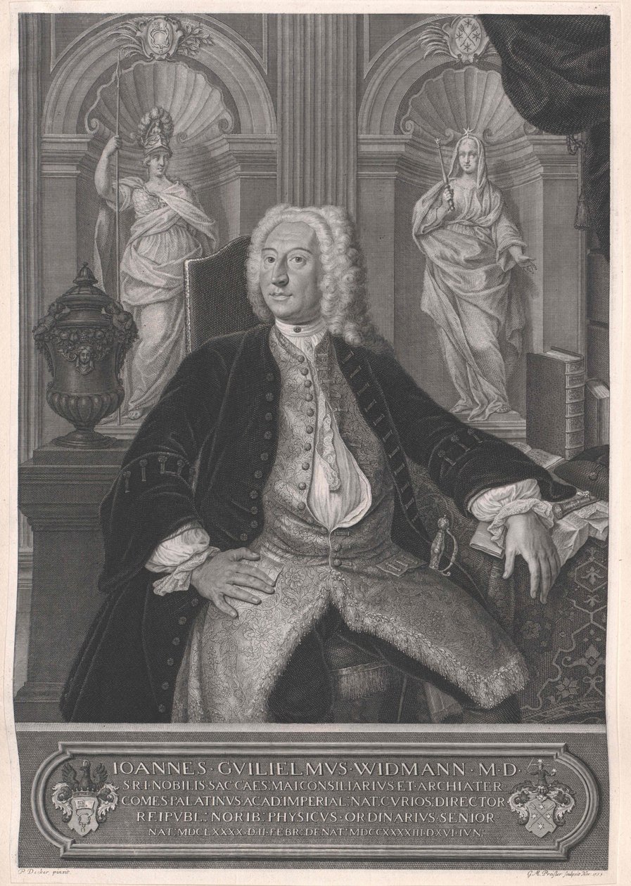 Monsieur Johann Wilhelm Widmann - Artist Unknown