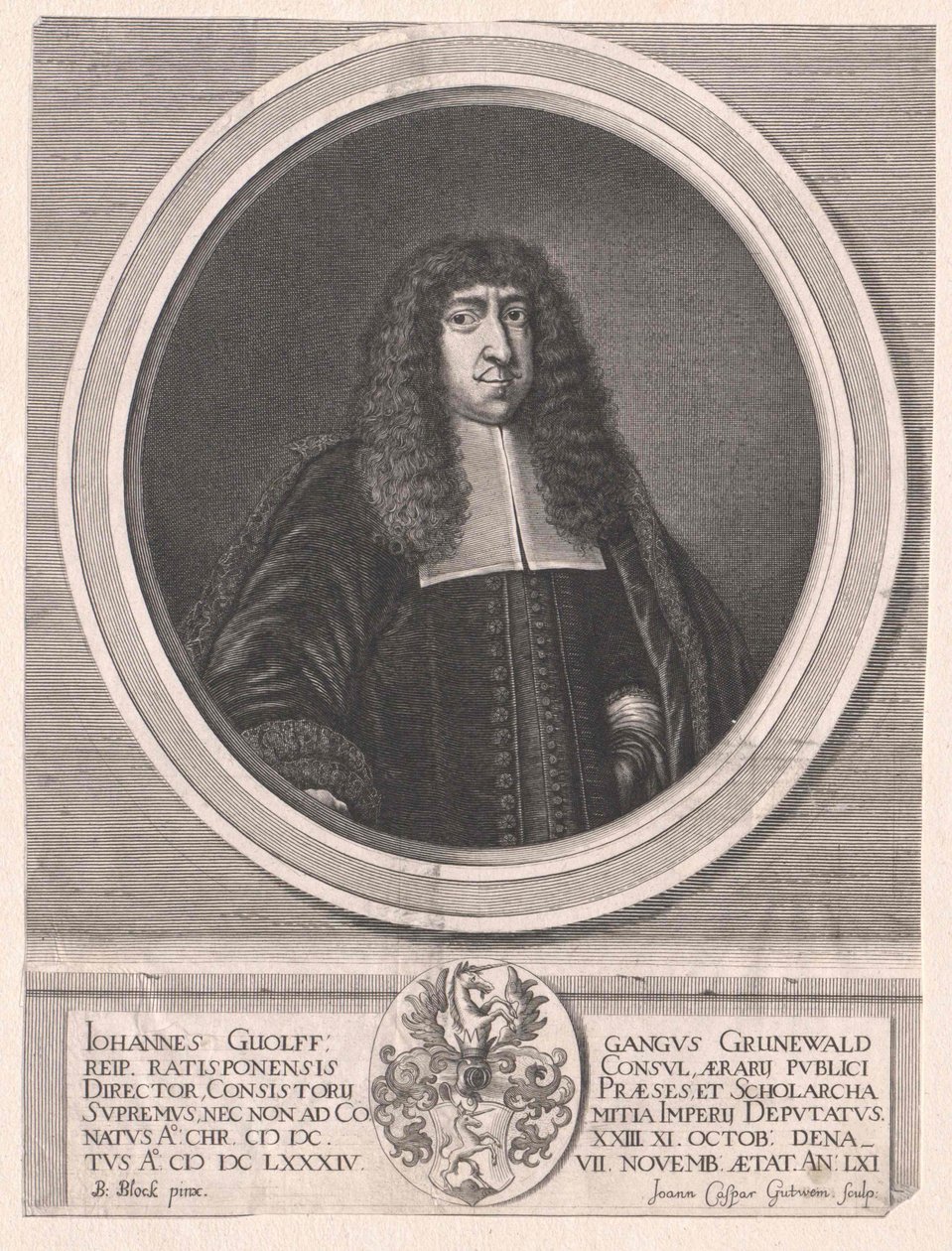 Johann Wolfgang Gruenewald (impression) - Artist Unknown