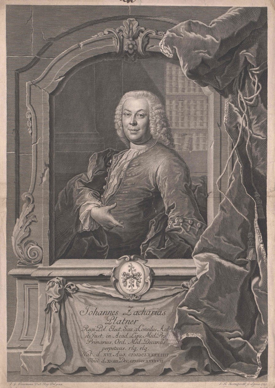 Johann Zachariah Platner - Artist Unknown