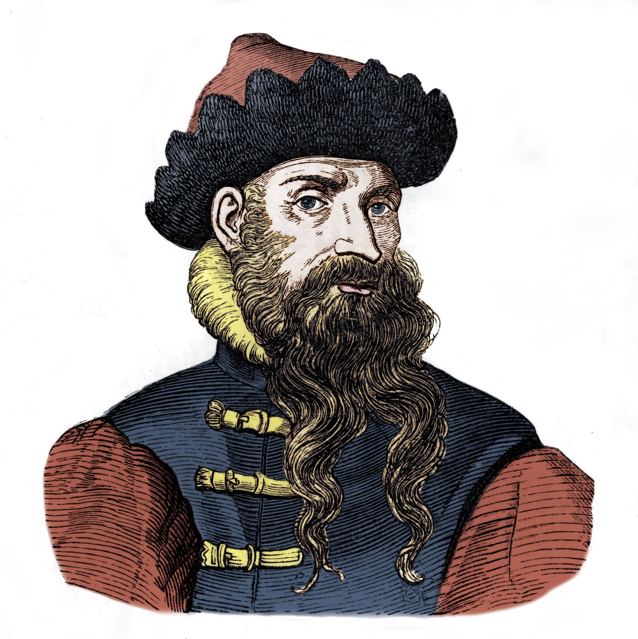 Johannes Gutenberg (impression) - Artist Unknown