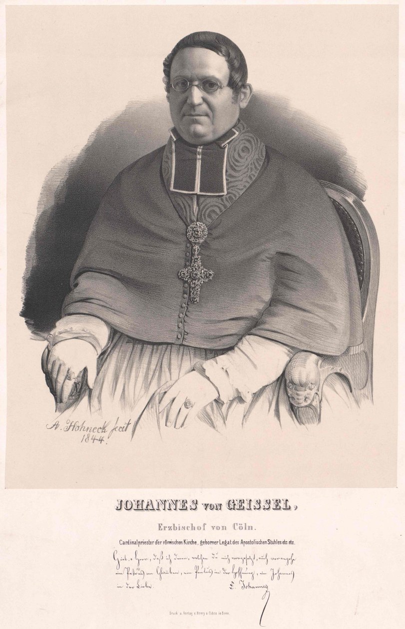 Johannes von Geissel - Artist Unknown