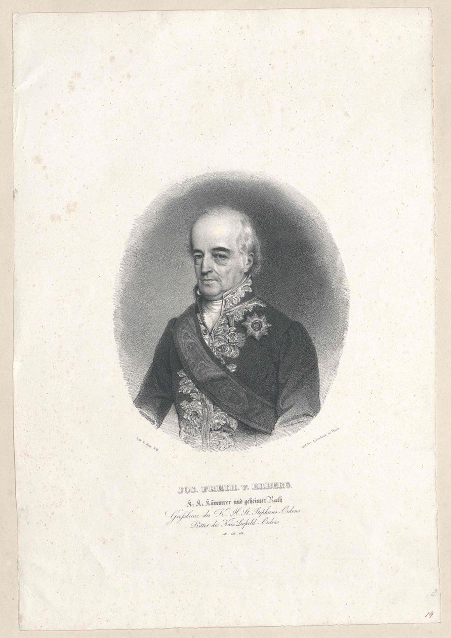 Joseph Augustin baron von Erberg - Artist Unknown