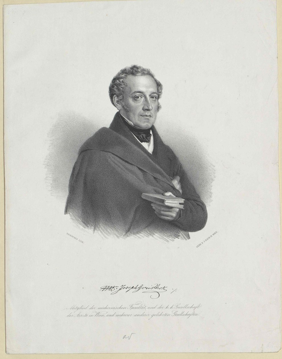 Joseph Gorischek (impression) - Artist Unknown