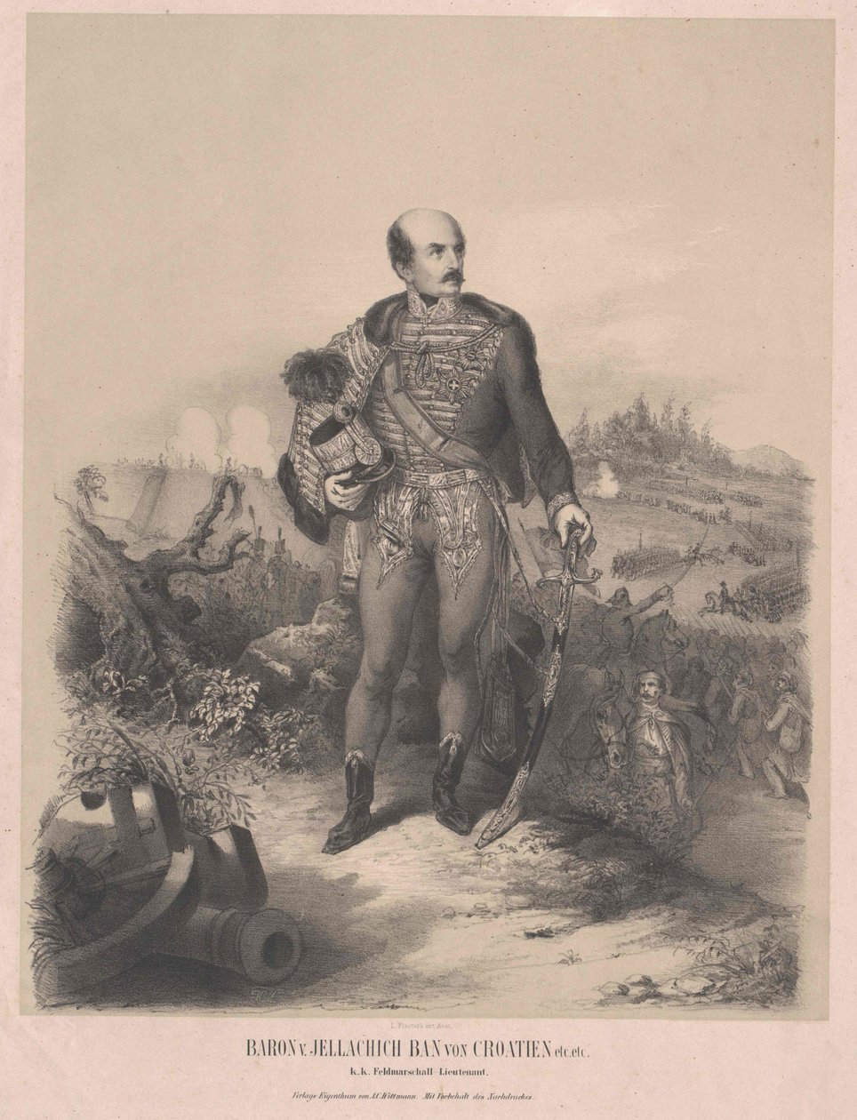 Joseph count Jellacic de Buzim - Artist Unknown