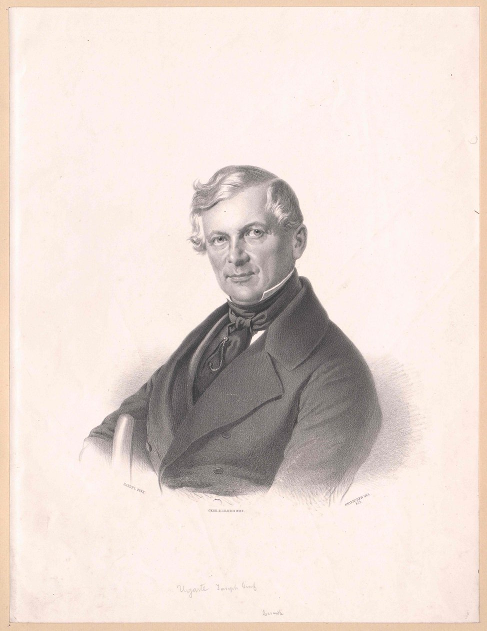 Joseph count Ugarte (impression) - Artist Unknown