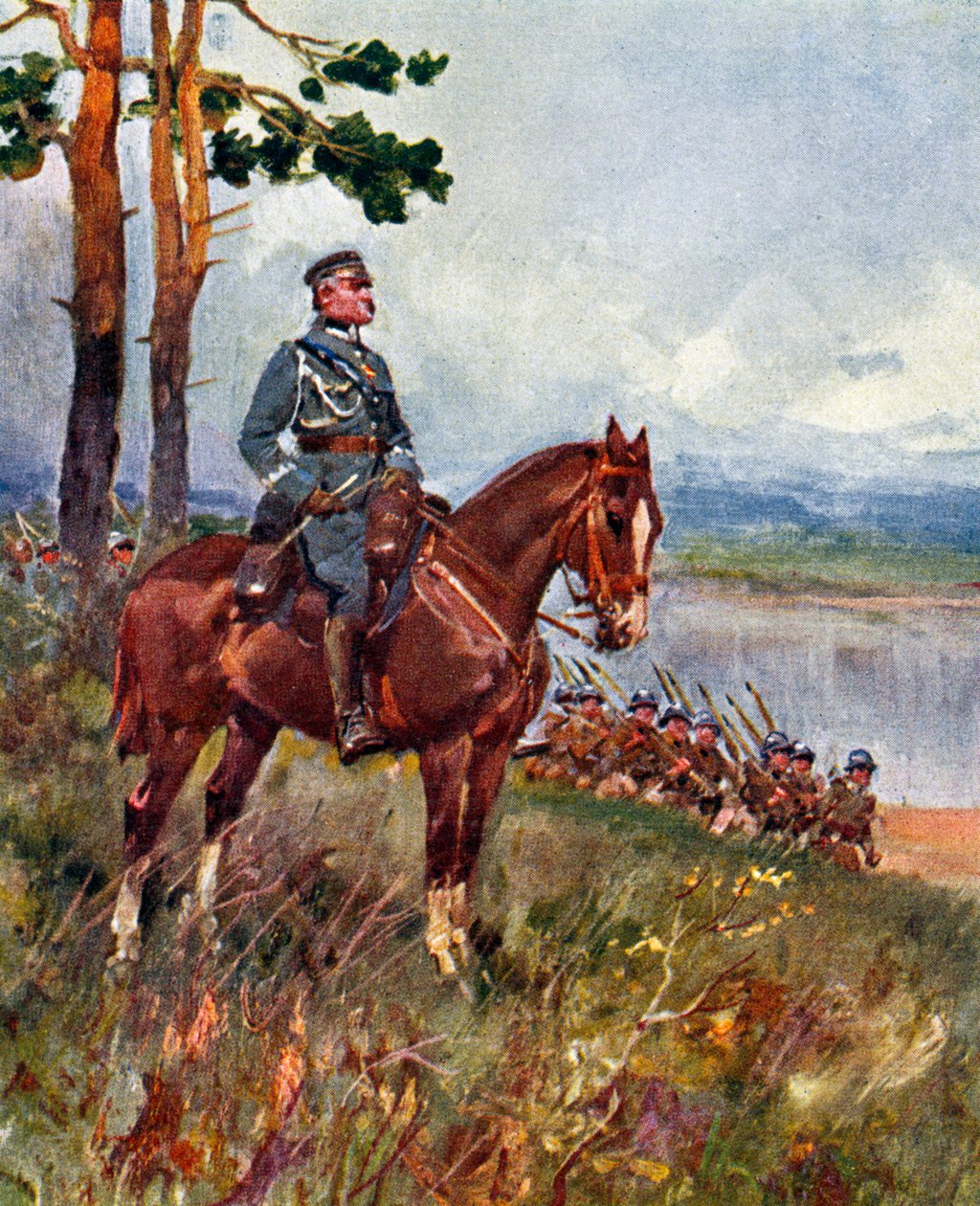 Jozef Pilsudski (impression) - Artist Unknown