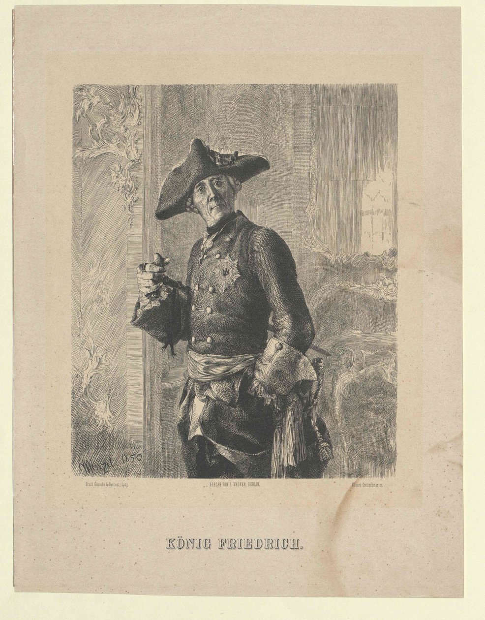 Roi de Prusse Frédéric II - Artist Unknown