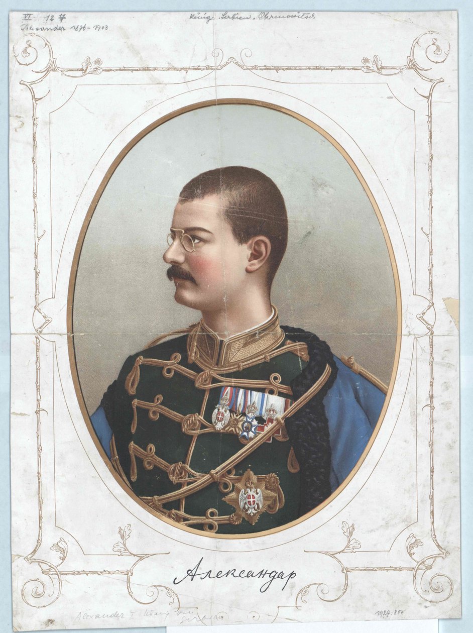 Roi de Serbie Alexandre Ier - Artist Unknown