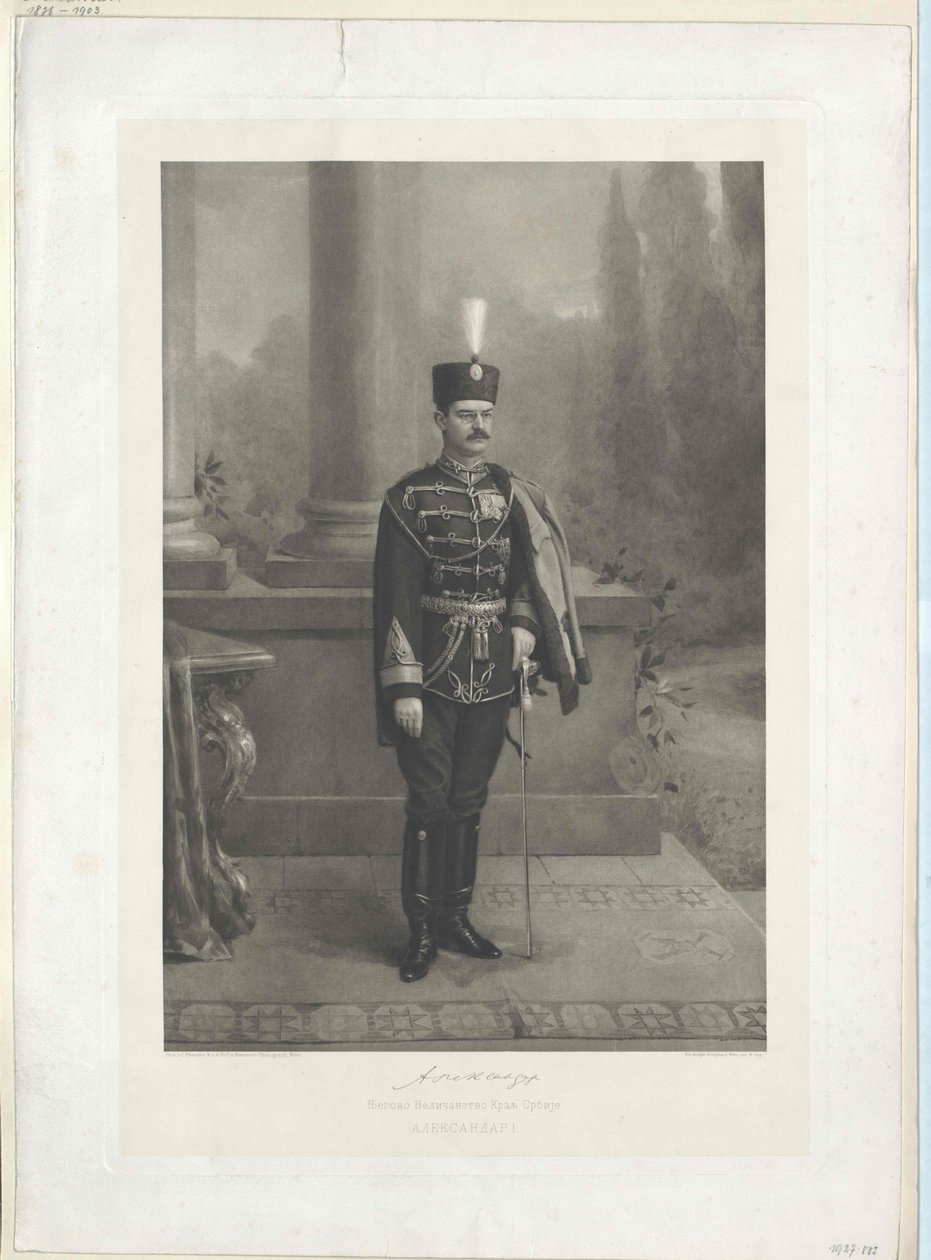 Roi de Serbie Alexandre Ier - Artist Unknown