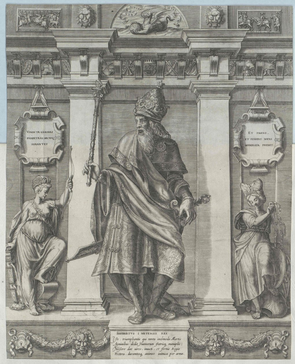 Roi des Francs Sigibert I - Artist Unknown