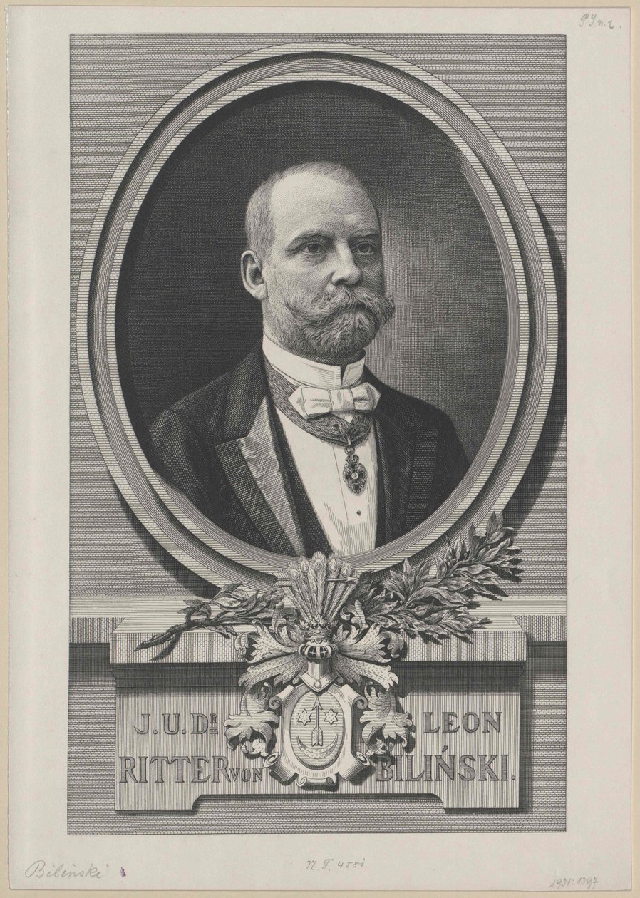 Leon Ritter Bilinski (print) - Artist Unknown
