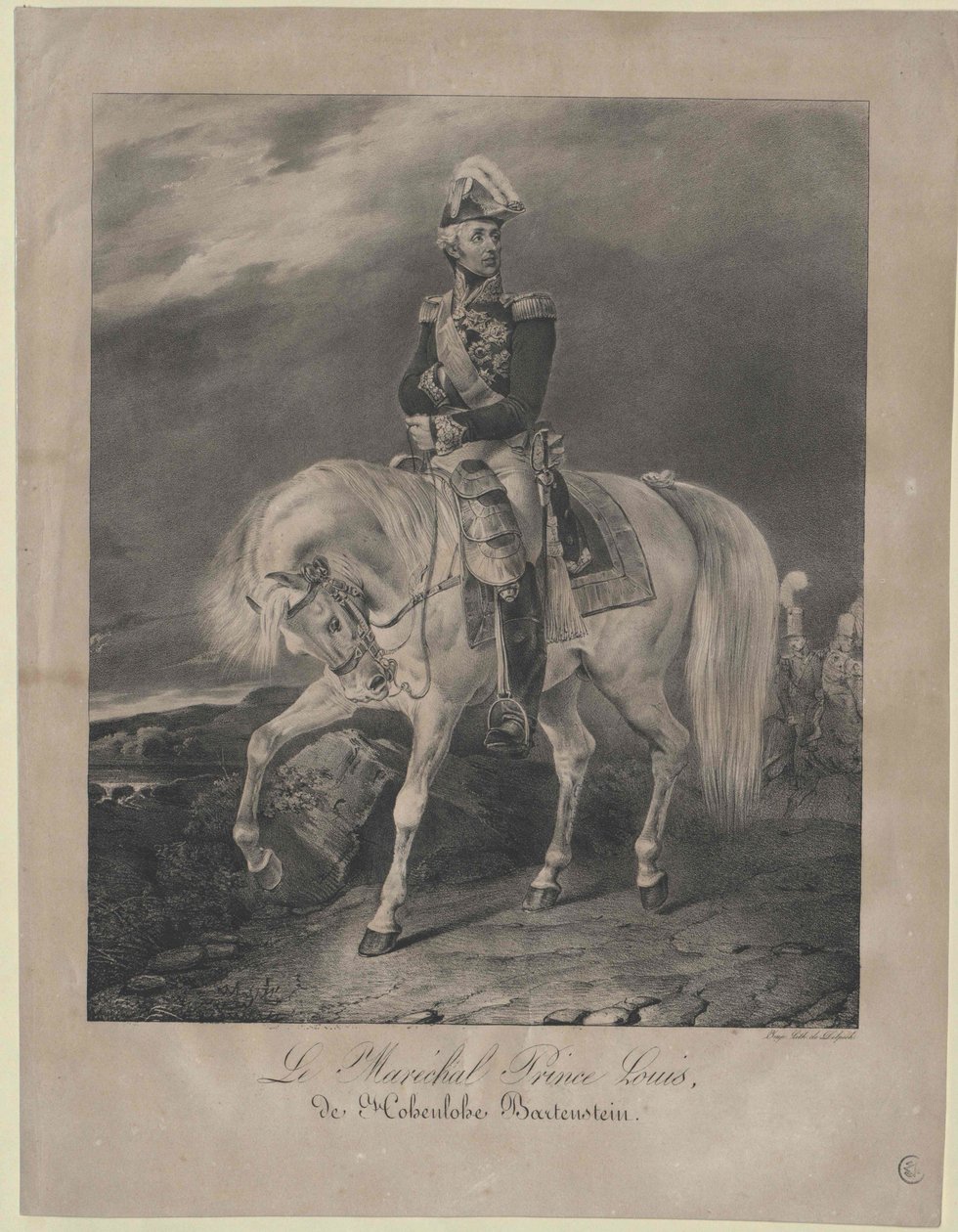 Louis prince Hohenlohe-Bartenstein - Artist Unknown
