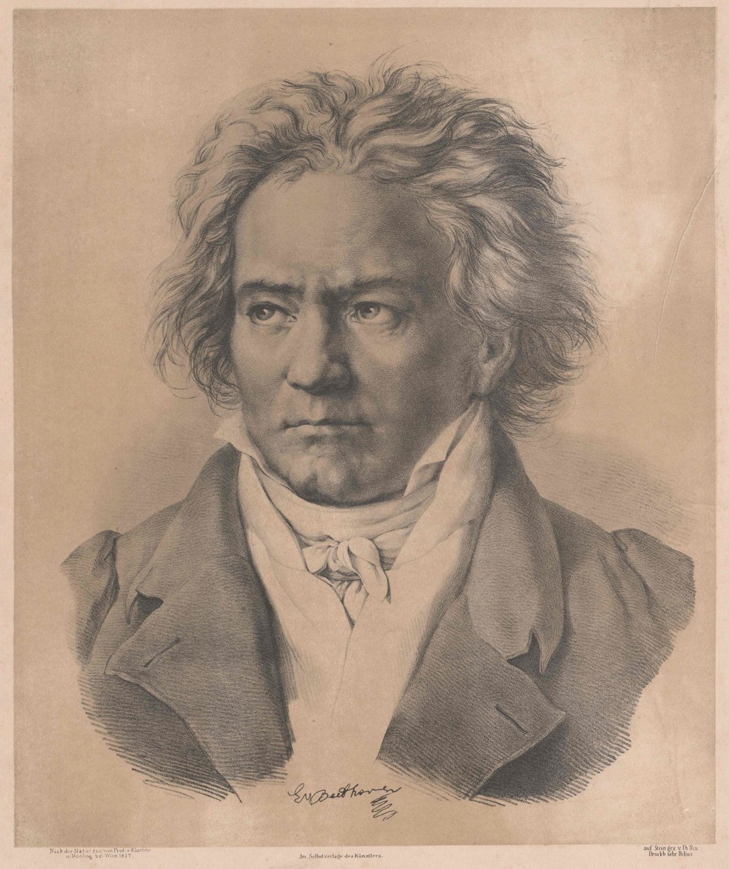 Ludwig van Beethoven (impression) - Artist Unknown