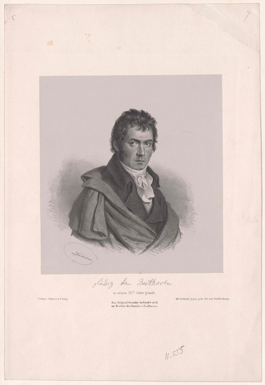 Ludwig van Beethoven - Artist Unknown