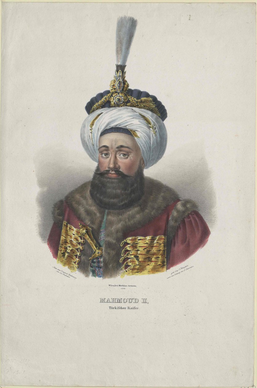 Mahmud II Sultan de Turquie - Artist Unknown