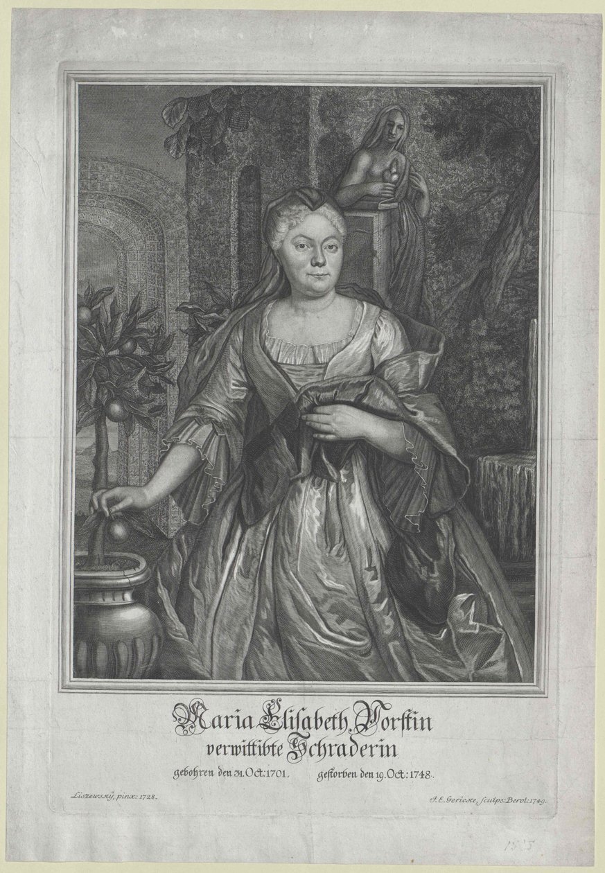 Maria Elisabeth Vorst - Artist Unknown